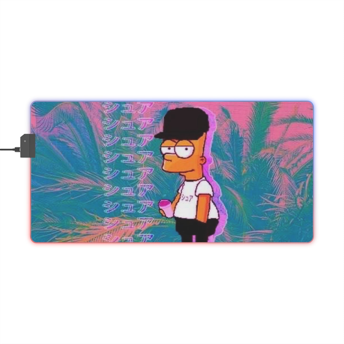 LED Gaming Mouse Pad Bart Simpson (2)