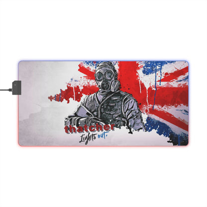 LED Thatcher R6 Gaming Mouse Pad