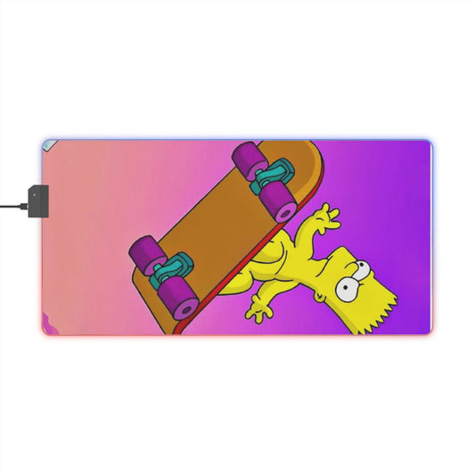 LED Homer Simpson Gaming Mouse Pad